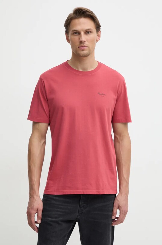 Pepe Jeans t-shirt in cotone Jacko rosa PM508664