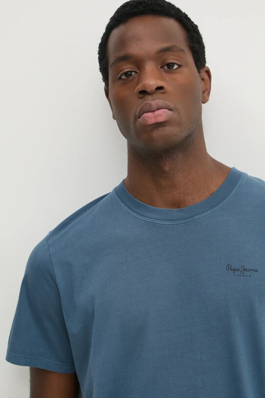 Pepe Jeans t-shirt in cotone Jacko blu PM508664