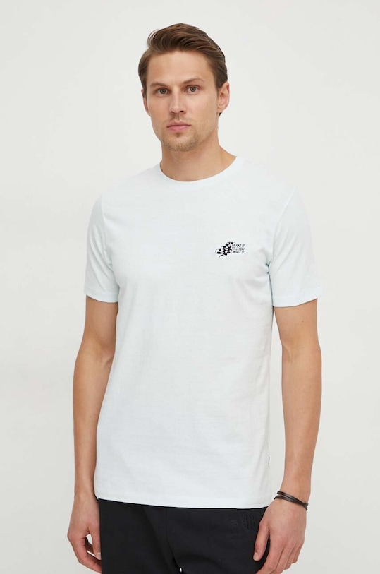 Lindbergh tricou din bumbac imprimeu verde 30.400268.LTBLUE