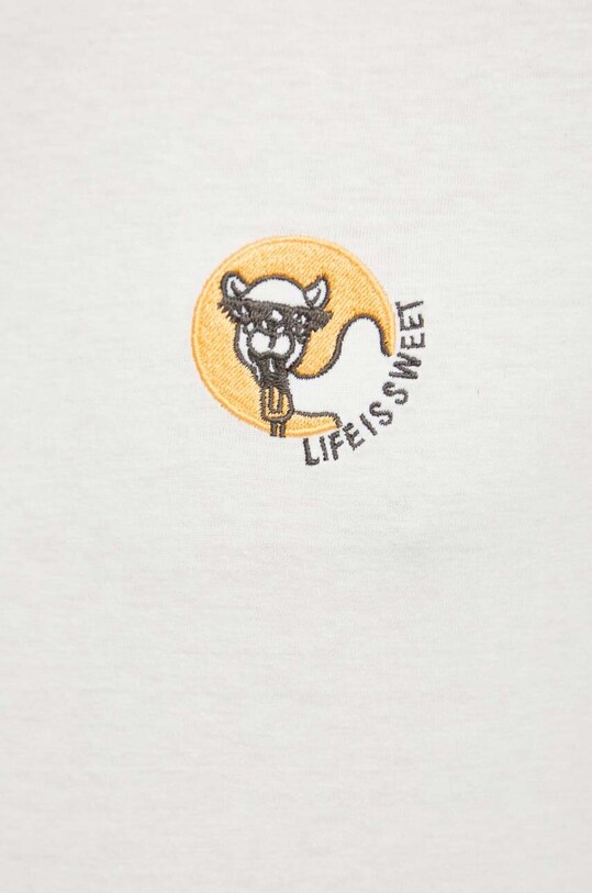Lindbergh tricou din bumbac 30.400268.OFFWHITE bej
