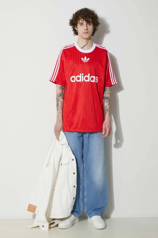 adidas Originals t-shirt Adicolor Poly Tee IM9458 red SS24