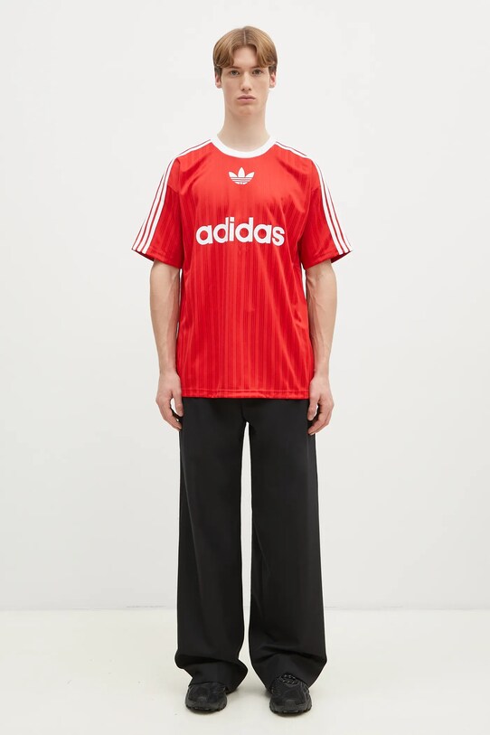 adidas Adicolor Tee Better Scarlet/White IM9458 red