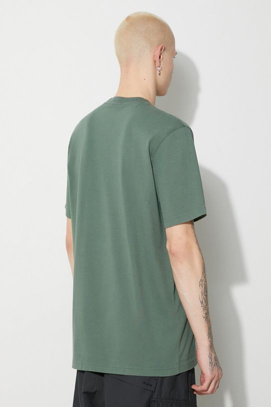 Clothing adidas Originals cotton t-shirt Trefoil Tee IR7993 green