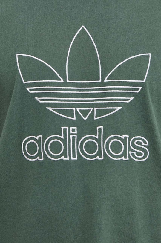 adidas Originals t-shirt bawełniany Trefoil Tee IR7993 zielony