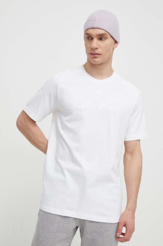 Bavlněné tričko adidas Originals Fashion Graphic IT7494 bílá SS24