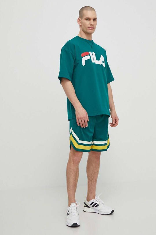 Футболка Fila Lowell FAM0655 зелений SS24