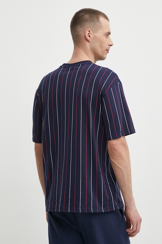 Odzież Fila t-shirt bawełniany Lobito FAM0662 granatowy