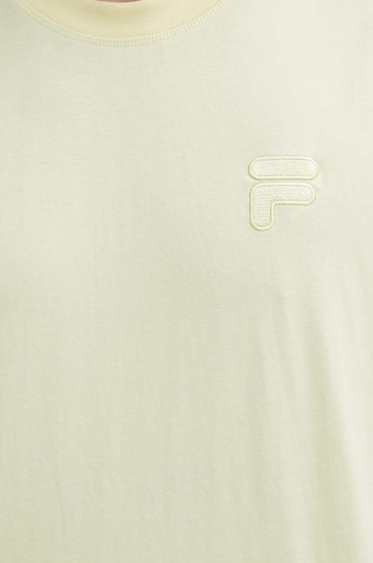 Fila tricou din bumbac Loum FAM0676 galben