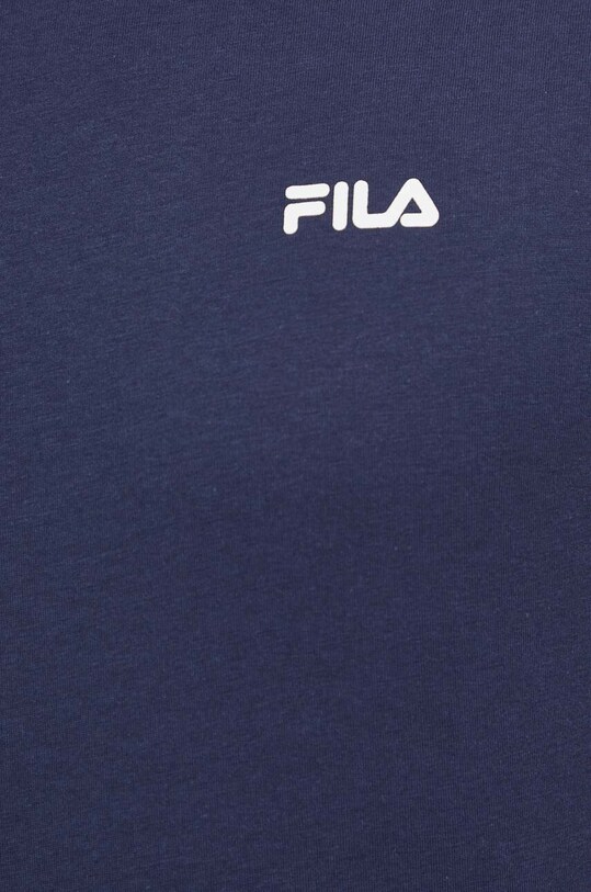 Хлопковая футболка Fila Tsingoni FAM0629 тёмно-синий