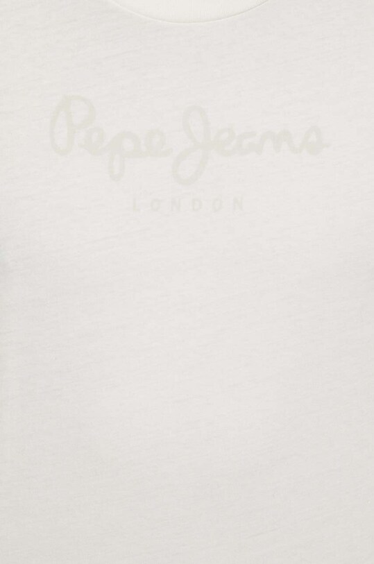 Хлопковая футболка Pepe Jeans Eggo N PM508208 бежевый