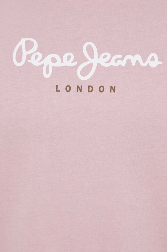 Pepe Jeans t-shirt bawełniany Eggo PM508208 różowy