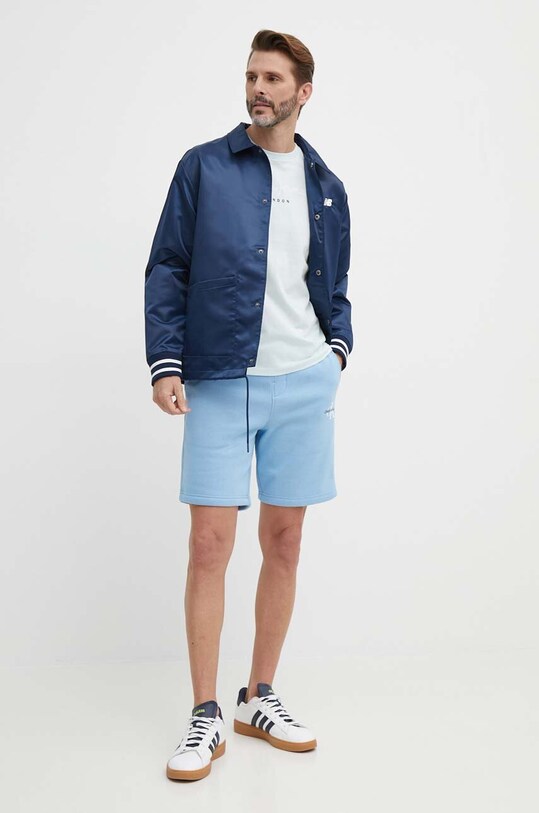 Хлопковая футболка Pepe Jeans Eggo N PM508208 голубой SS25