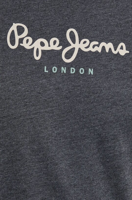 Хлопковая футболка Pepe Jeans Eggo N PM508208 серый