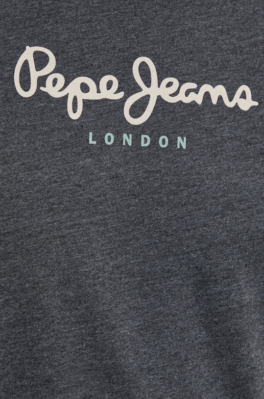 Βαμβακερό μπλουζάκι Pepe Jeans Eggo PM508208 γκρί