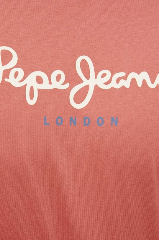 Pepe Jeans t-shirt bawełniany Eggo PM508208 czerwony
