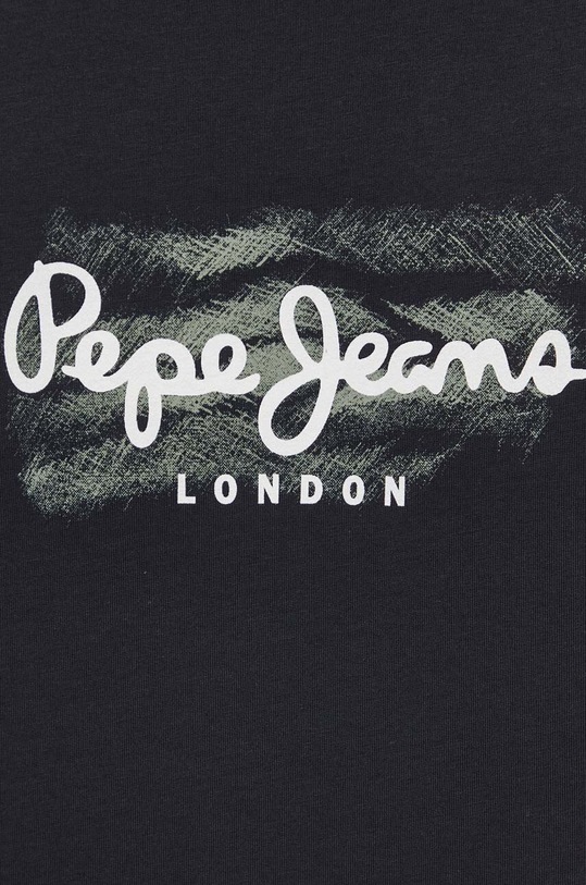 Pepe Jeans t-shirt bawełniany Castle PM509204 czarny