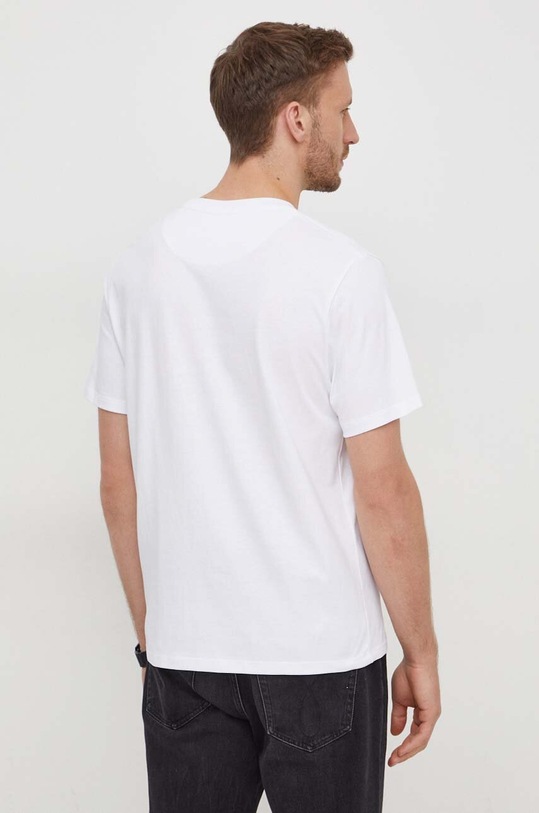 Odzież Pepe Jeans t-shirt bawełniany Connor PM509206 biały