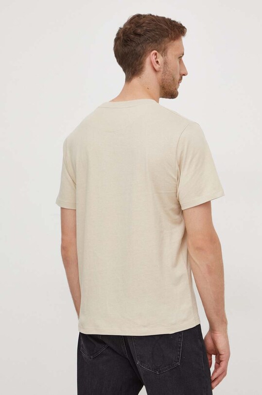 Odzież Pepe Jeans t-shirt bawełniany Connor PM509206 beżowy