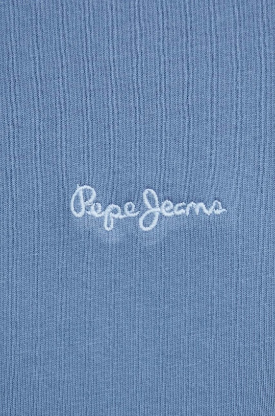 Бавовняна футболка Pepe Jeans Connor PM509206 блакитний