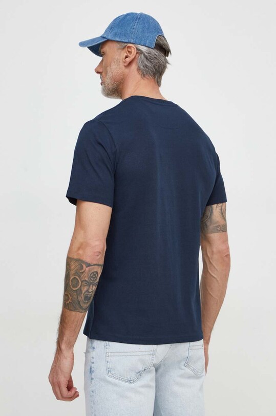 Одежда Хлопковая футболка Pepe Jeans Connor PM509206 тёмно-синий