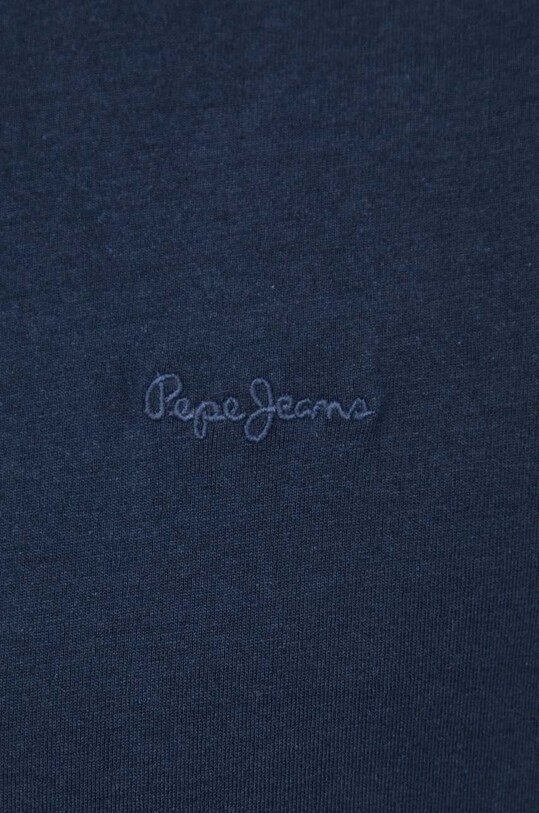 Хлопковая футболка Pepe Jeans Connor PM509206 тёмно-синий