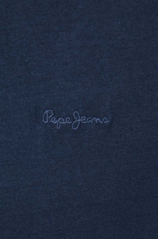 Pepe Jeans tricou din bumbac Connor PM509206 bleumarin