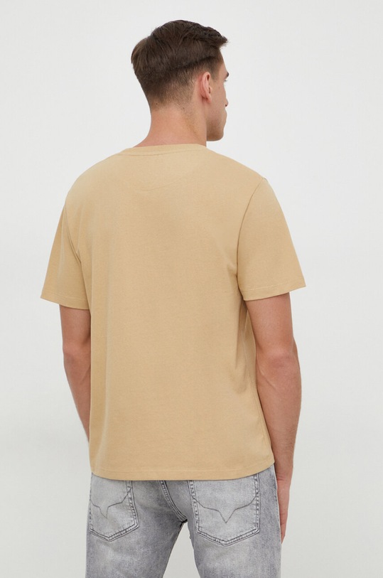 Odzież Pepe Jeans t-shirt bawełniany Connor PM509206 beżowy