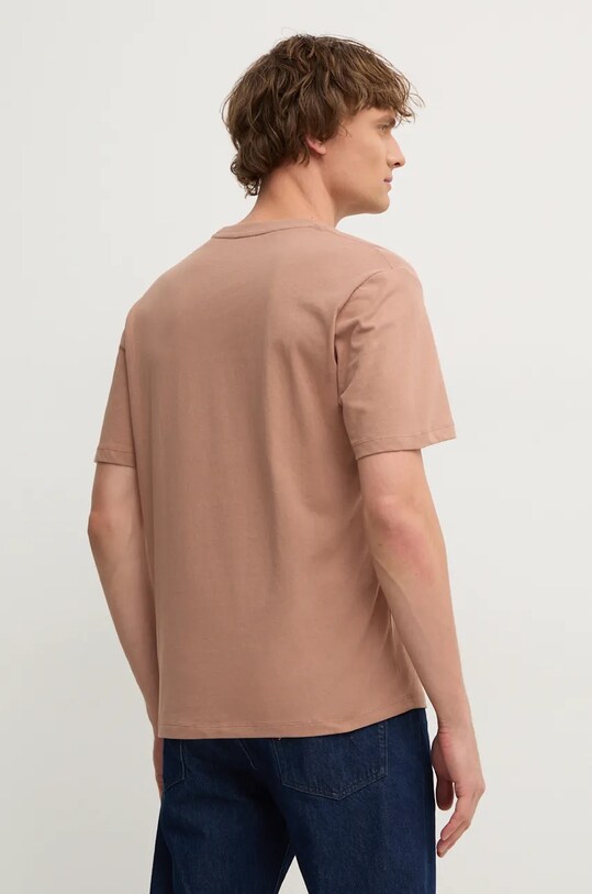 Oblečení Bavlněné tričko Pepe Jeans Connor PM509206 hnědá