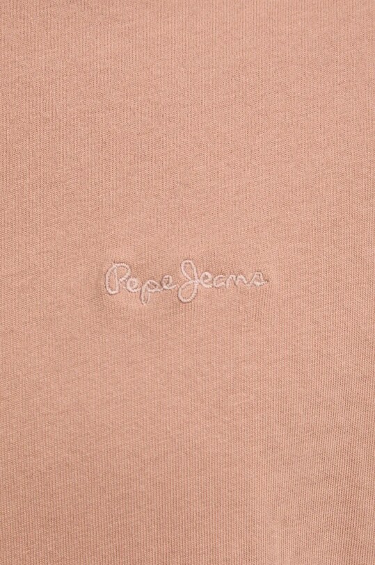 Bavlněné tričko Pepe Jeans Connor PM509206 hnědá