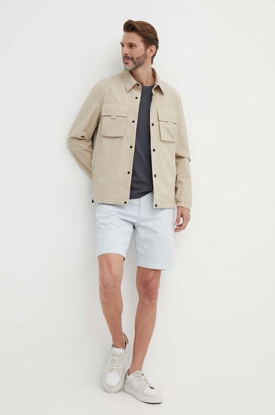 Бавовняна футболка Pepe Jeans Connor PM509206 сірий AW24