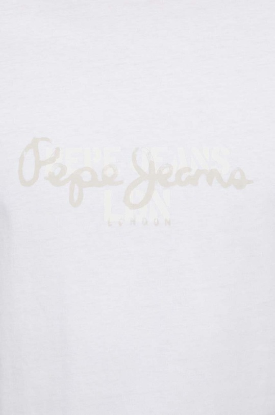 Pepe Jeans t-shirt bawełniany Chris PM509207 biały