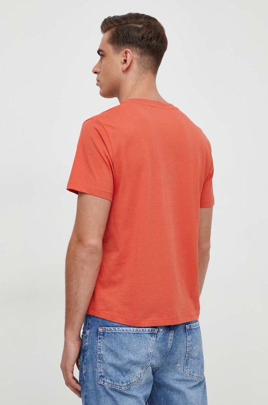 Odzież Pepe Jeans t-shirt bawełniany Chris PM509207 pomarańczowy