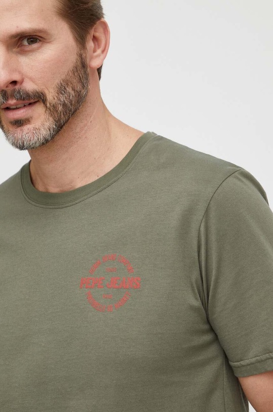 Pepe Jeans t-shirt bawełniany CRAIG zielony PM509210