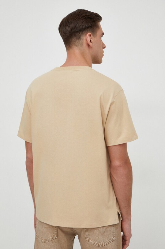 Одежда Хлопковая футболка Pepe Jeans COLDEN PM509216 бежевый