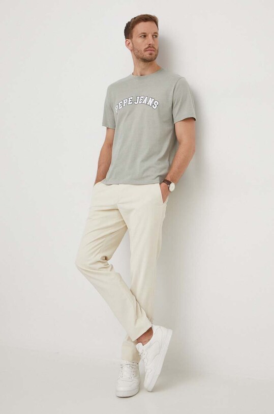 Pepe Jeans tricou din bumbac PM509220 verde SS24