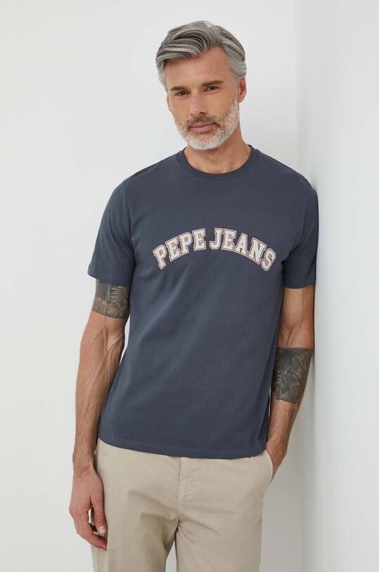 Pepe Jeans tricou din bumbac gri PM509220