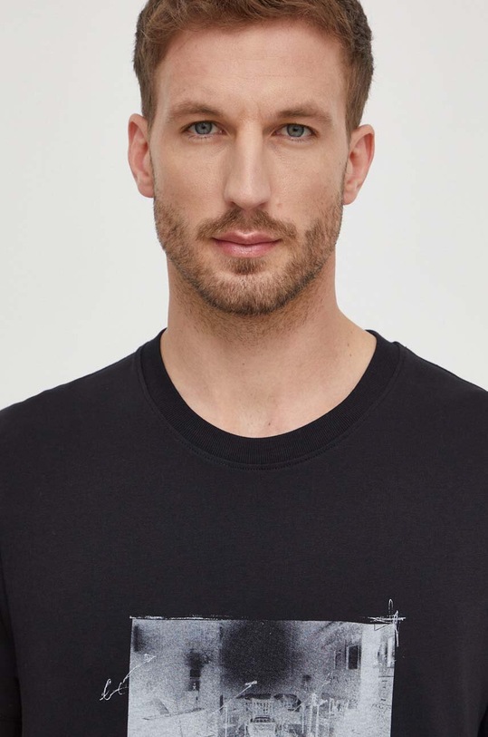 Pepe Jeans t-shirt bawełniany Clark czarny PM509221