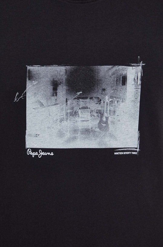 Pepe Jeans t-shirt bawełniany Clark PM509221 czarny