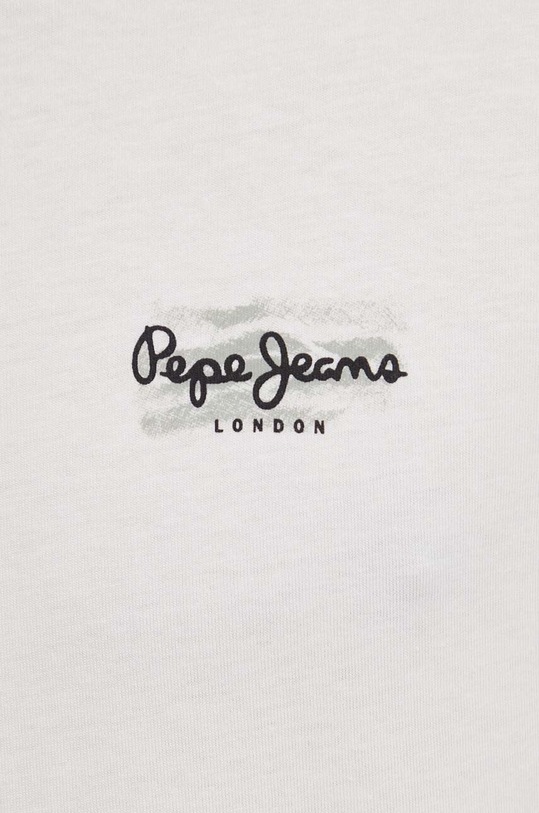 Pepe Jeans t-shirt bawełniany CHASE PM509222 beżowy