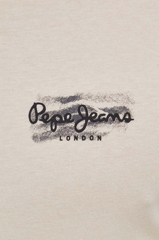 Pepe Jeans t-shirt bawełniany CHASE PM509222 beżowy