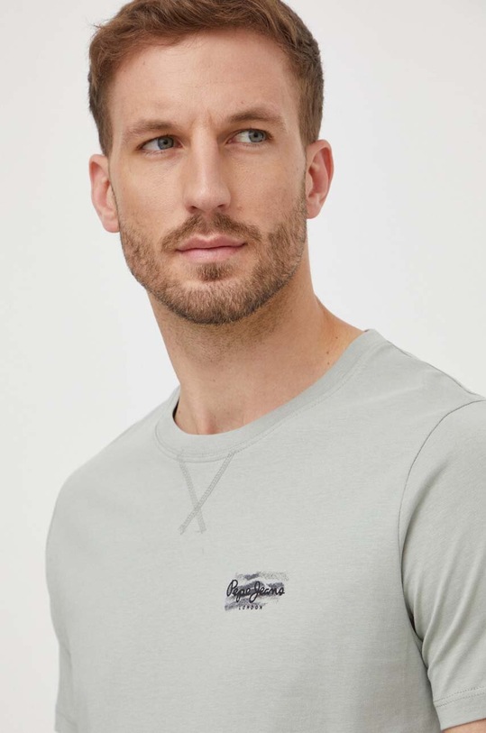 Pepe Jeans t-shirt bawełniany CHASE zielony PM509222
