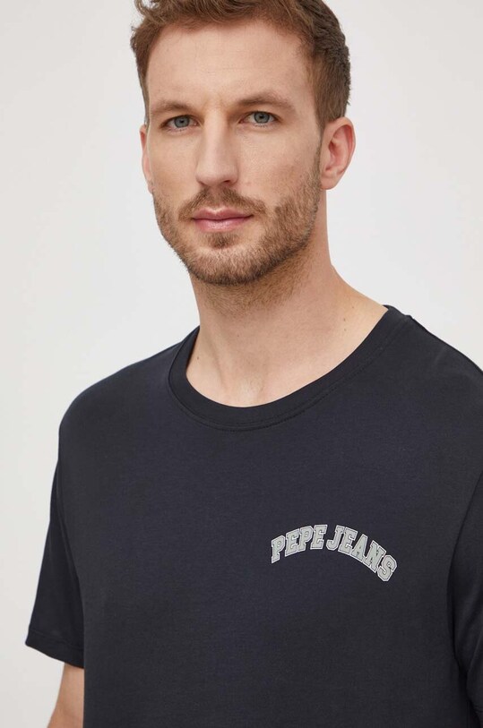 Pepe Jeans tricou din bumbac Clementine negru PM509229