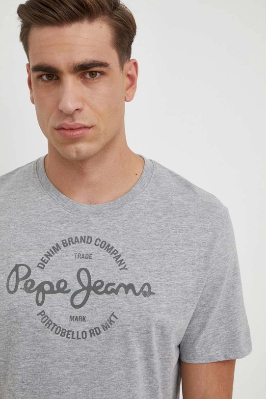 Pepe Jeans t-shirt bawełniany Craigton szary PM509230