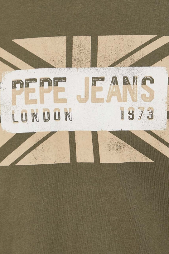 Pepe Jeans t-shirt bawełniany CREDICK PM509232 zielony