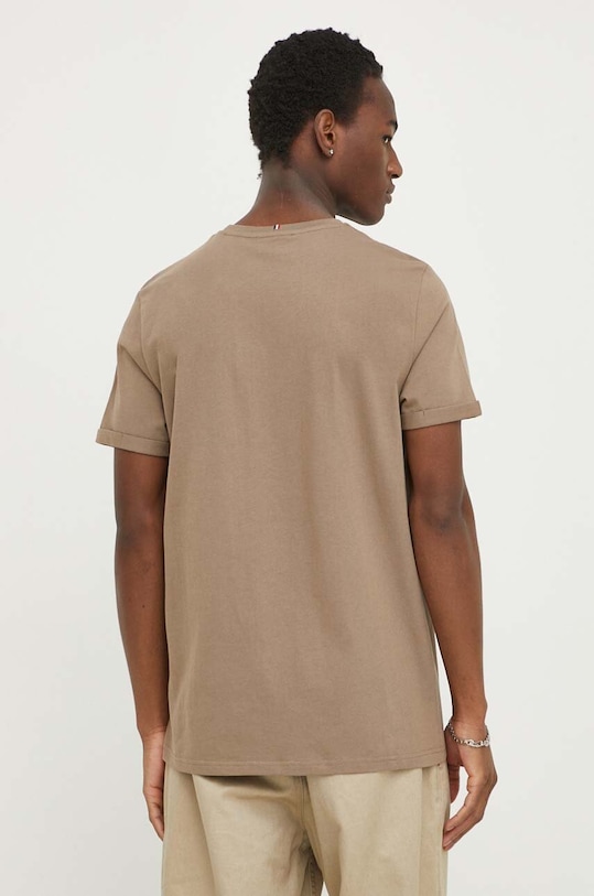 Oblečenie Bavlnené tričko Les Deux LDM101006 béžová