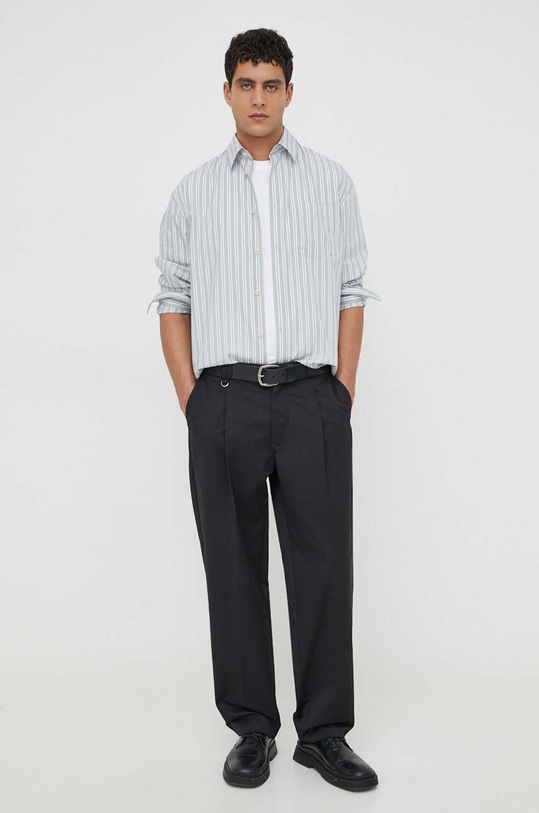 Les Deux t-shirt bawełniany LDM101165 biały SS24