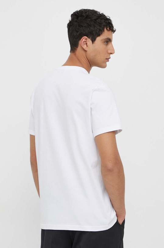 Odzież Les Deux t-shirt bawełniany LDM101165 biały