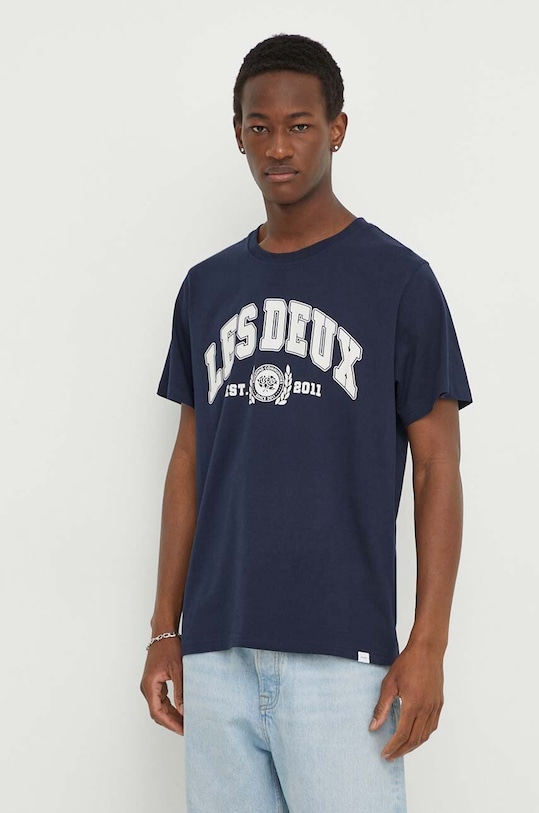 Les Deux tricou din bumbac bleumarin LDM101166