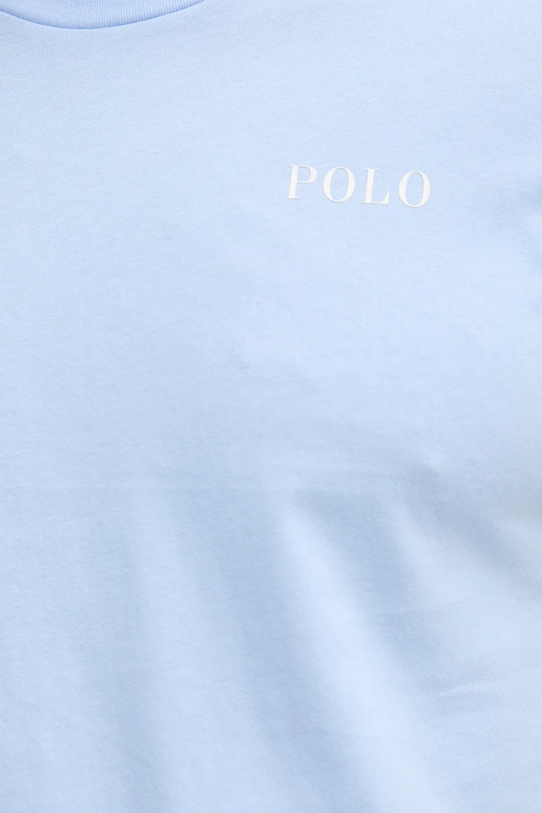 Βαμβακερό μπλουζάκι Polo Ralph Lauren 714931650 μπλε