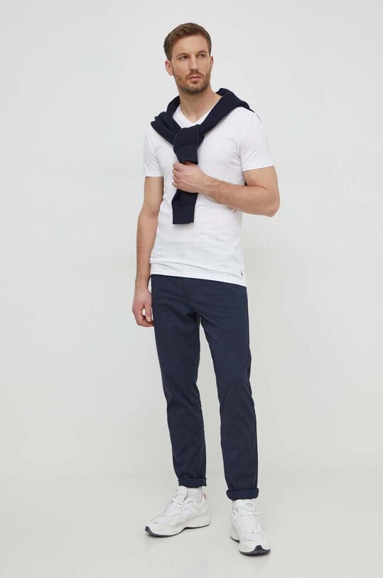 Хлопковая футболка Polo Ralph Lauren 3 шт 714936903 белый SS24